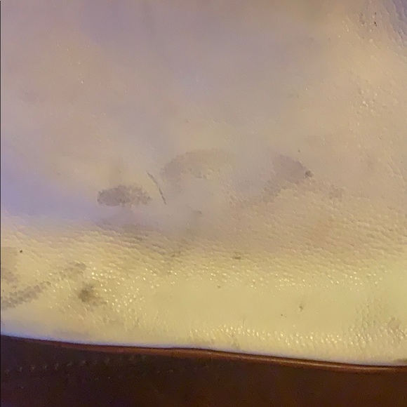 White/brown leather Dooney and Bourke purse - Picture 9 of 10